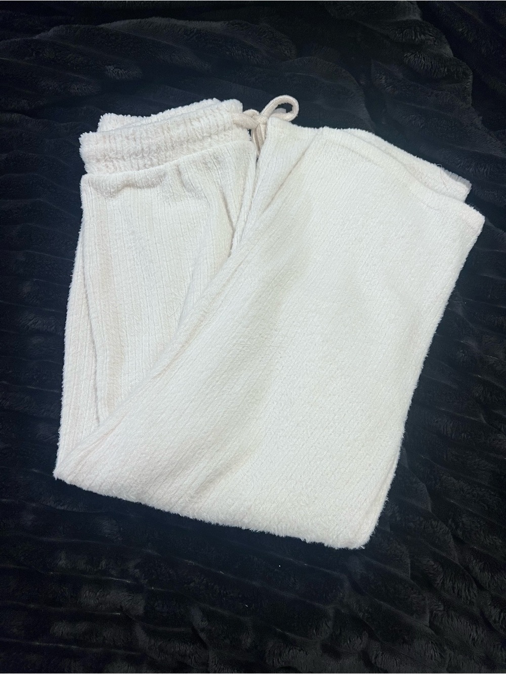 Hippie Rose Cream Kids Plush Pull-On Joggers